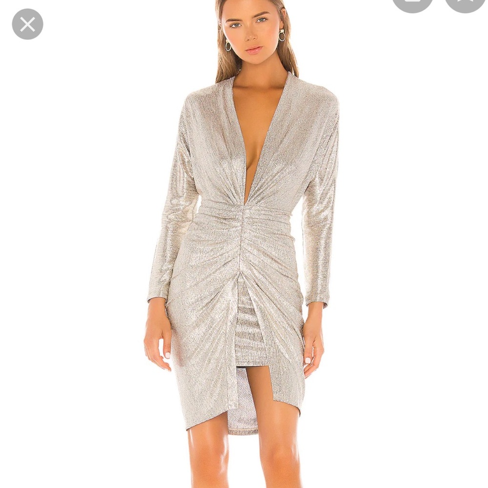 Revolve gorgeous gold dress